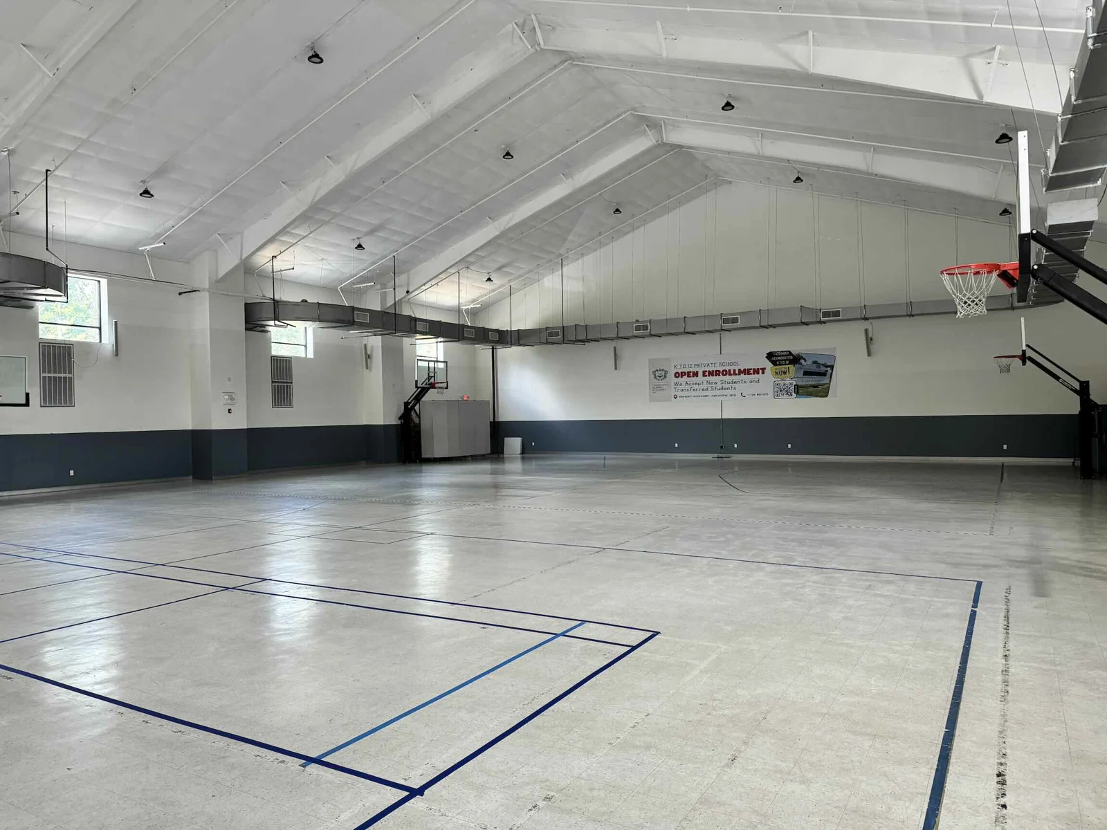 The indoor gym at Al Noor Center
