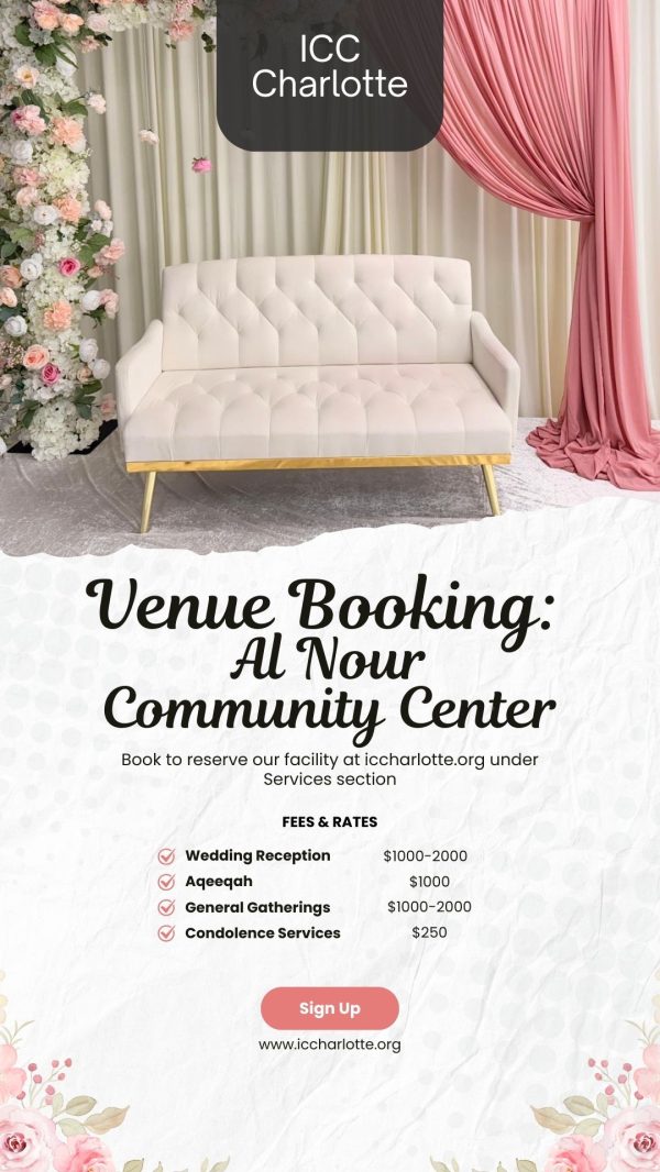 Venue Booking Flyer